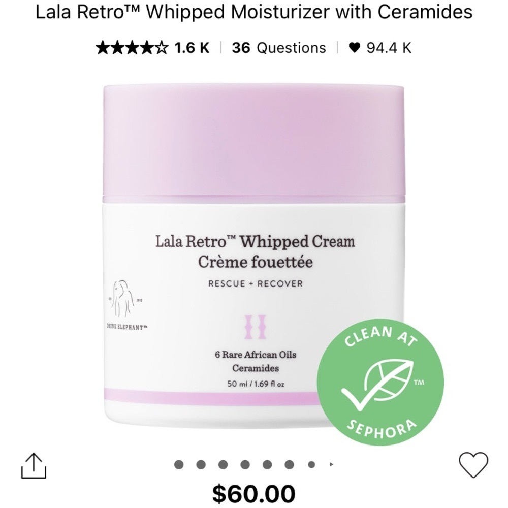 ✨NEW! Drunk Elephant Lala Retro Whipped Cream✨